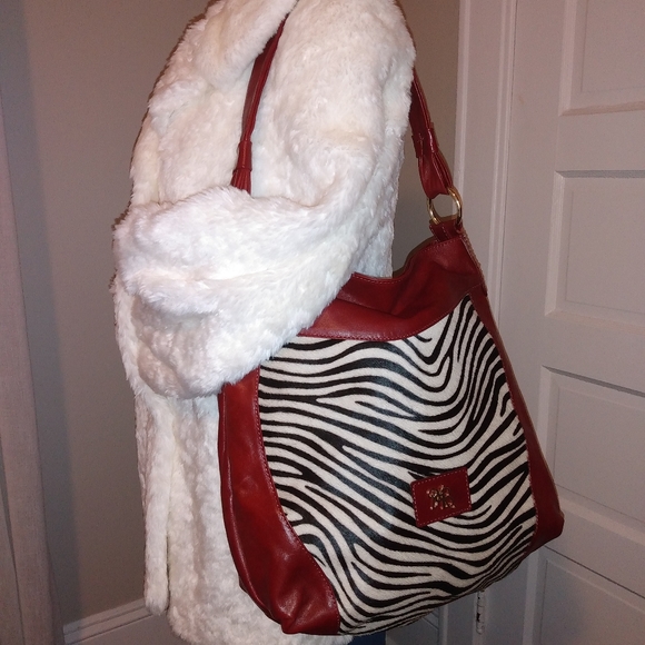 Marco Buggiani Genuine Leather & Fur Italian Bag - Picture 9 of 9